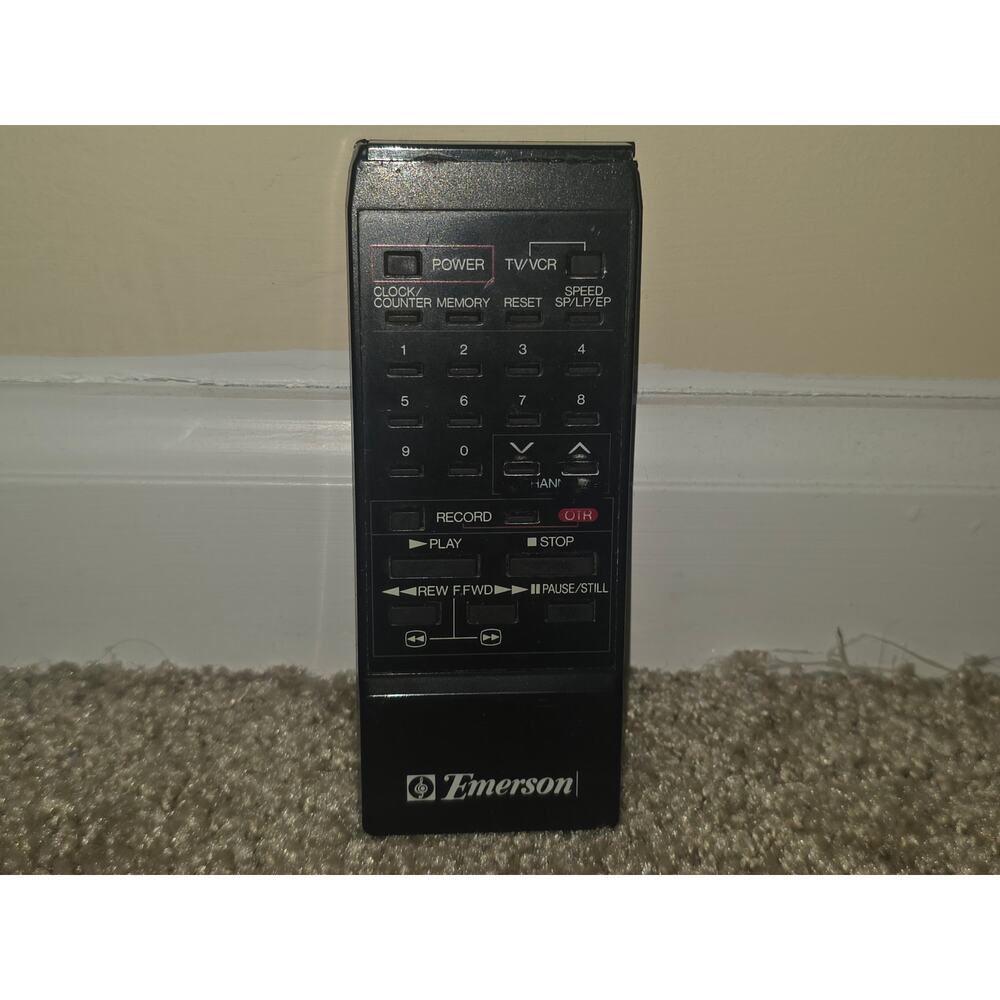 OEM Original EMERSON TV VCR COMBO Remote Control VCR765 Part No 70-2118 Vintage